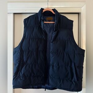 St. John's Bay Dark Blue Quilted Vest